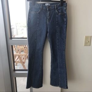 Lower-Rise Straight Leg Jeans